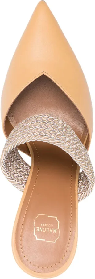 Maisie 90mm leather mules - Image 4