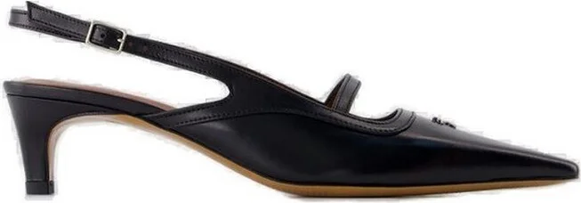 Maison Kitsuné Pointed Toe Slingback Pumps