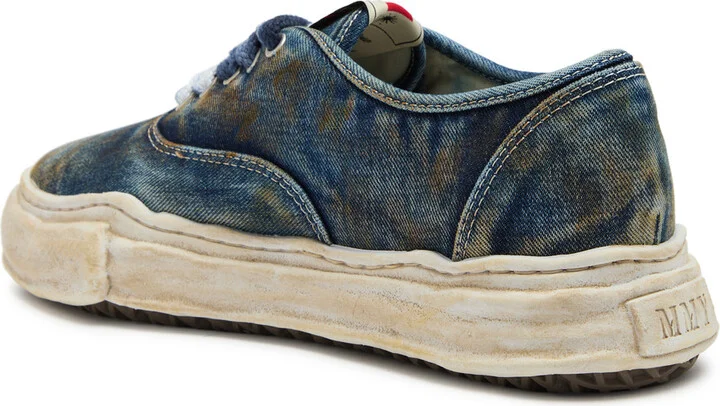 Maison mihara yasuhiro Baker Distressed Denim Sneakers - Image 2