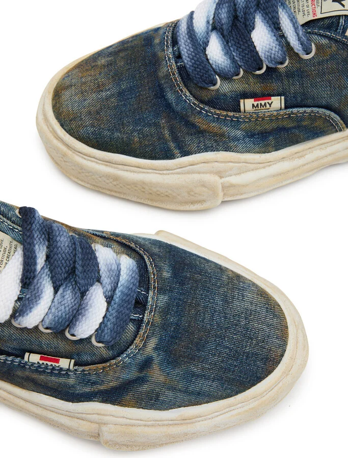 Maison mihara yasuhiro Baker Distressed Denim Sneakers - Image 3