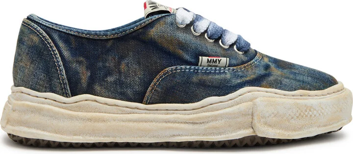 Maison mihara yasuhiro Baker Distressed Denim Sneakers