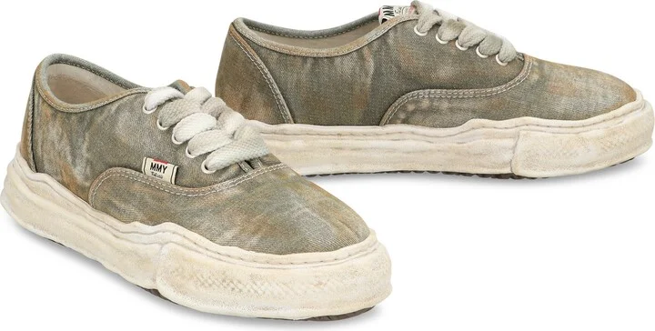 Maison Mihara Yasuhiro Baker Fabric Low-Top Sneakers - Image 3