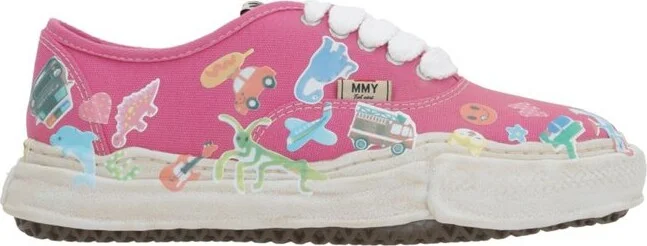 Maison Mihara Yasuhiro Baker OG Sticker Printed Low-Top Sneakers