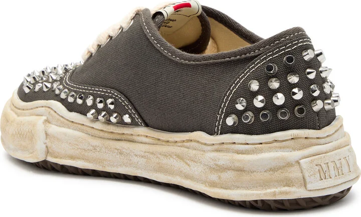 Maison mihara yasuhiro Baker Studded Canvas Sneakers - Image 2
