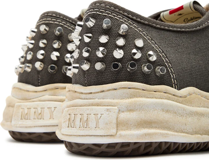 Maison mihara yasuhiro Baker Studded Canvas Sneakers - Image 4