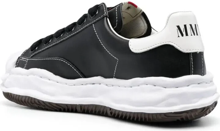 Maison Mihara Yasuhiro Blakey Original Sole Leather Low-Top Sneakers Shoes - Image 3