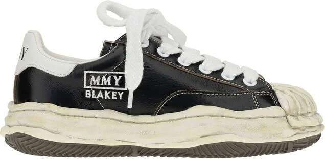 Maison Mihara Yasuhiro Blakey Wrinkled Low-Top Sneakers