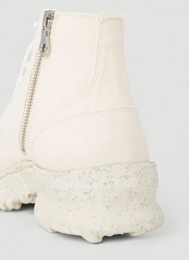 Maison Mihara Yasuhiro Canvas Boots - Man Boots Beige Eu - 39 - Image 5