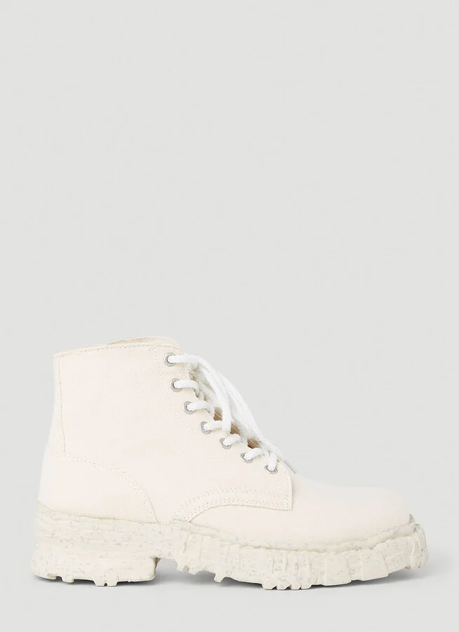 Maison Mihara Yasuhiro Canvas Boots - Man Boots Beige Eu - 39