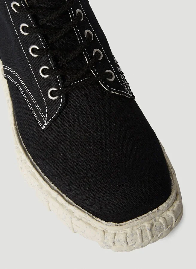 Maison Mihara Yasuhiro Canvas Boots - Man Boots Black Eu - 39 - Image 6