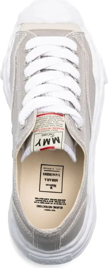 Maison Mihara Yasuhiro Hank Original Sole Canvas Low-Top Sneakers Shoes - Image 4