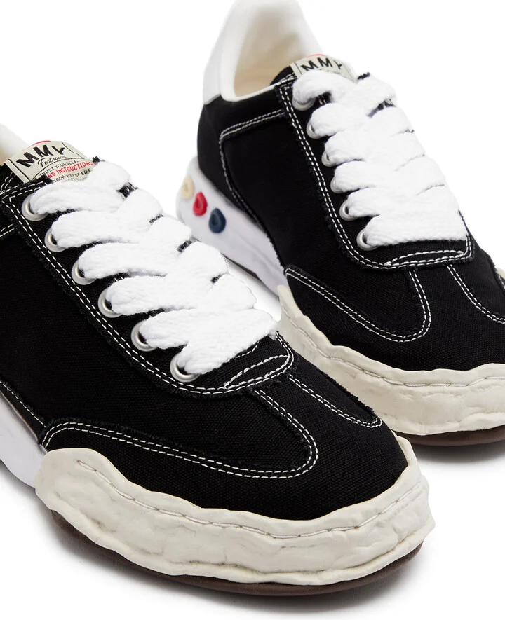 Maison mihara yasuhiro Herbie Panelled Canvas Sneakers - Image 4