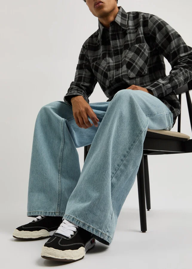Maison mihara yasuhiro Herbie Panelled Canvas Sneakers - Image 5