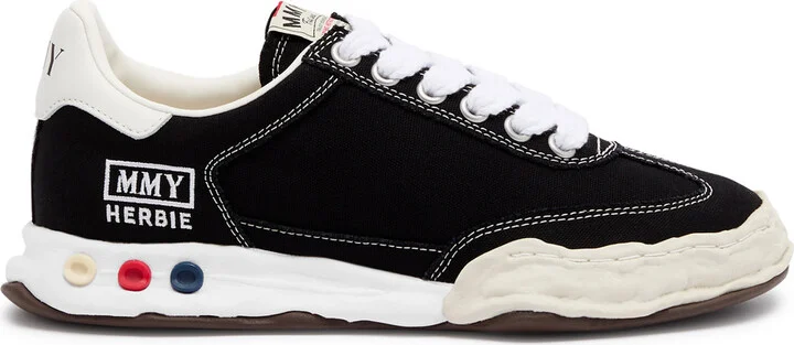 Maison mihara yasuhiro Herbie Panelled Canvas Sneakers