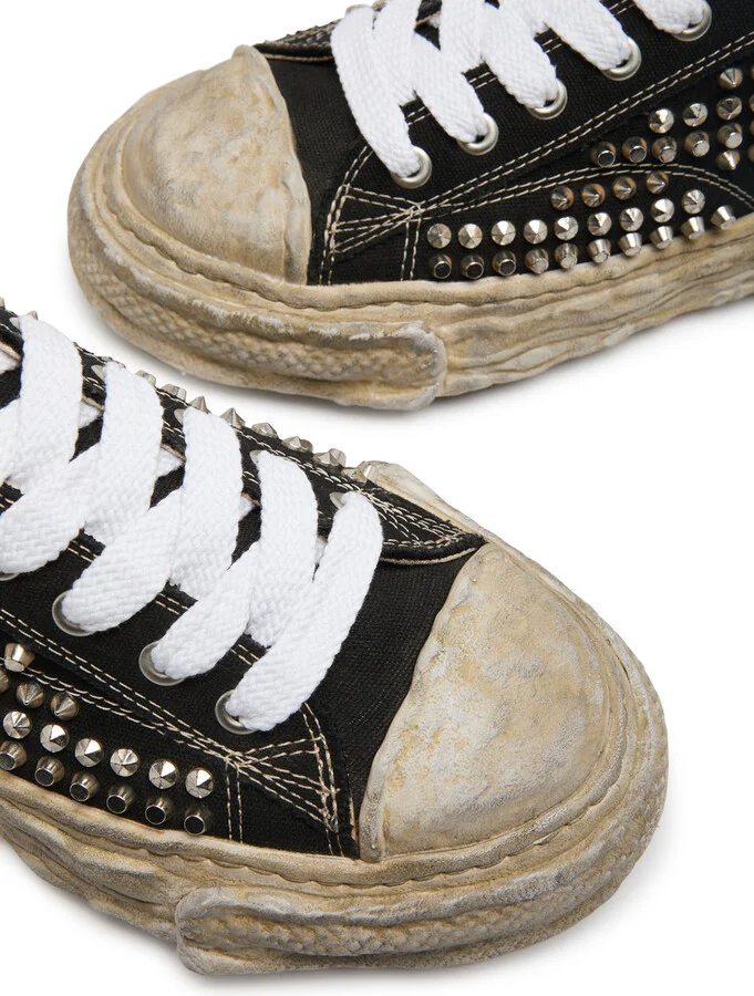 Maison mihara yasuhiro Peterson 23 Studded Canvas Sneakers - Image 3