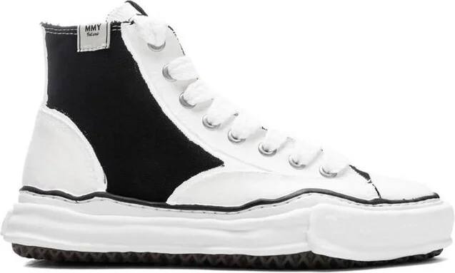 Maison Mihara Yasuhiro Round Toe High-Top Sneakers