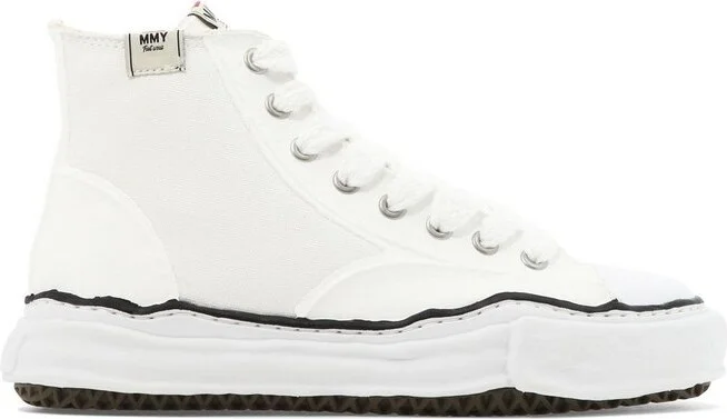 Maison Mihara Yasuhiro Round Toe High-Top Sneakers