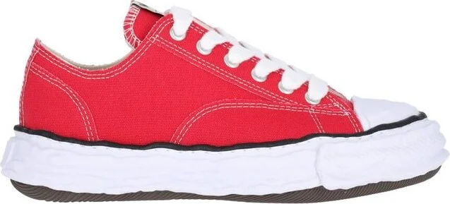 Maison Mihara Yasuhiro Round-Toe Lace-Up Sneakers