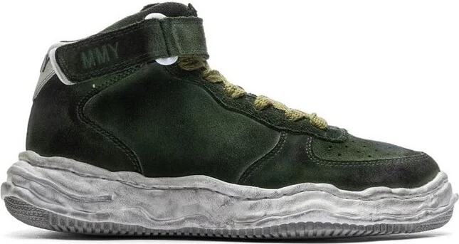 Maison Mihara Yasuhiro Wayne Brushed Lace-Up Sneakers