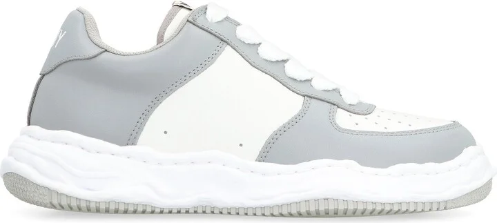 Maison Mihara Yasuhiro Wayne Leather Low-Top Sneakers - Image 2