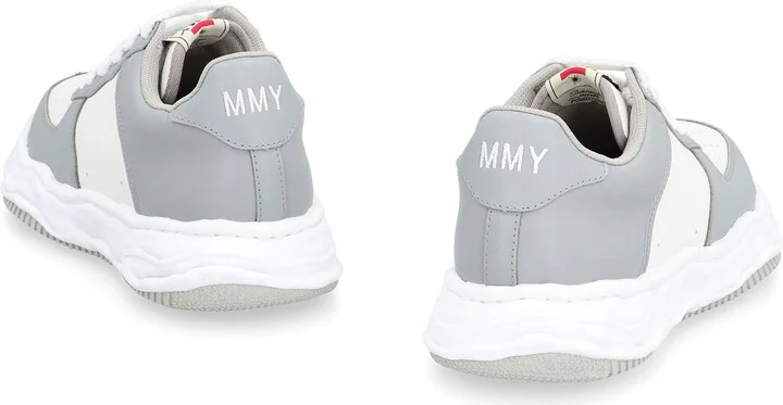 Maison Mihara Yasuhiro Wayne Leather Low-Top Sneakers - Image 4