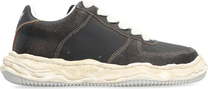 Maison Mihara Yasuhiro Wayne Leather Low-Top Sneakers