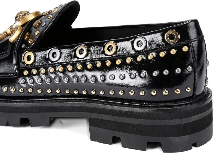 Maison stud-embellished loafers - Image 4