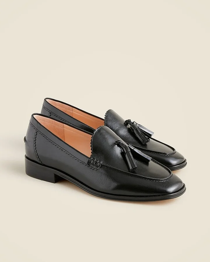 Maison tassel loafers in Italian leather