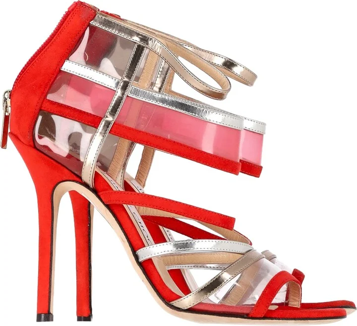 Maitai Sandals in Red Suede