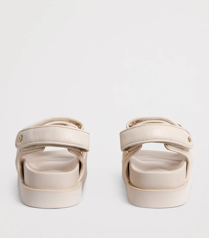 Maje Faux Leather Clover Sandals - Image 4