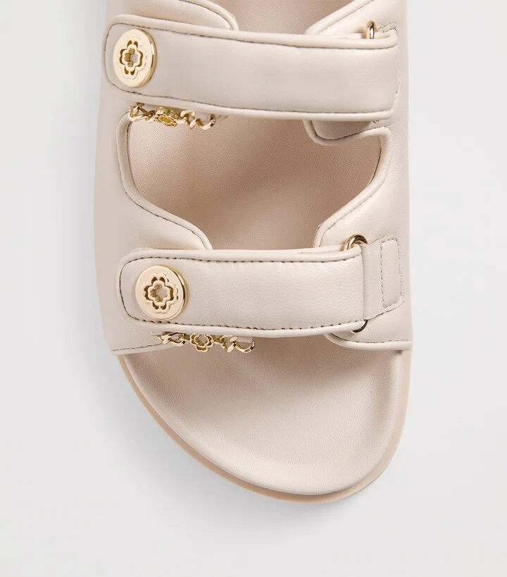Maje Faux Leather Clover Sandals - Image 5