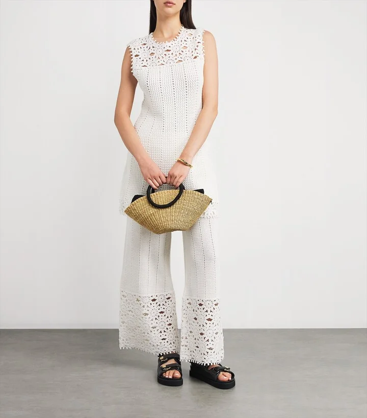 Maje Faux Leather Clover Sandals - Image 6