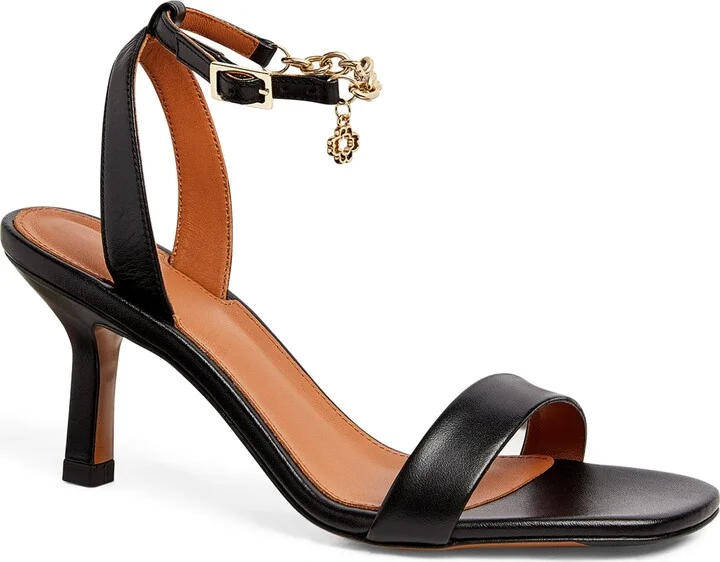 Maje Leather Chain-Detail Sandals 50 - Image 4