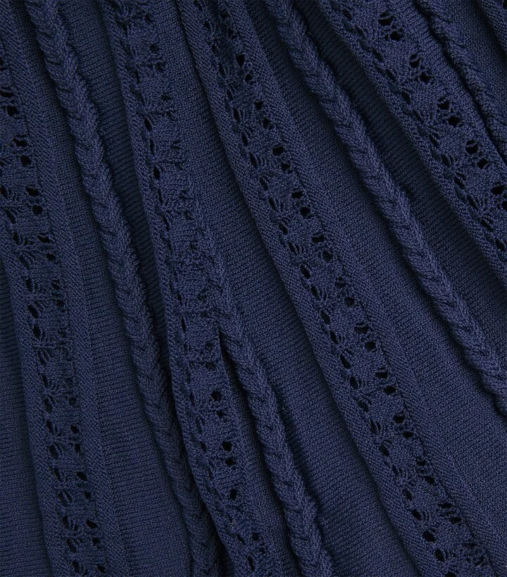 Maje Pleated Midi Dress - Image 5