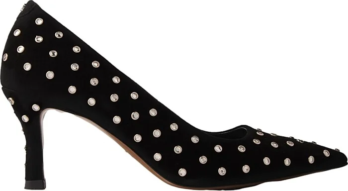 Maje Women's Fayna Rhinestone Pointed Toe Pumps