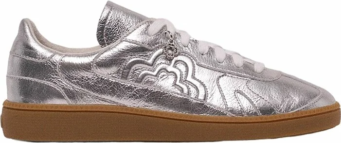 Maje Women's Metallic Leather Sneakers