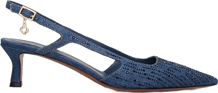 Maje Women's Pointed Toe Embellished Slingback Pumps