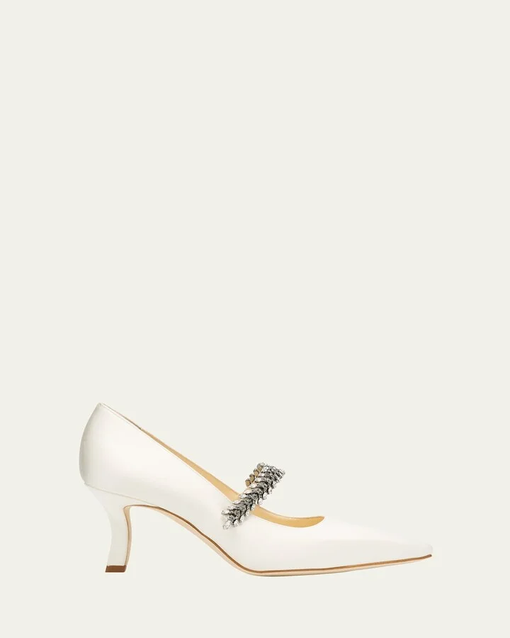 Majika Embellished Satin Pumps