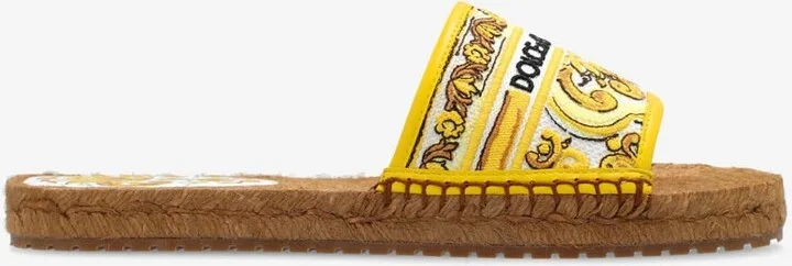 Majolica Embroidered Espadrille Sandals