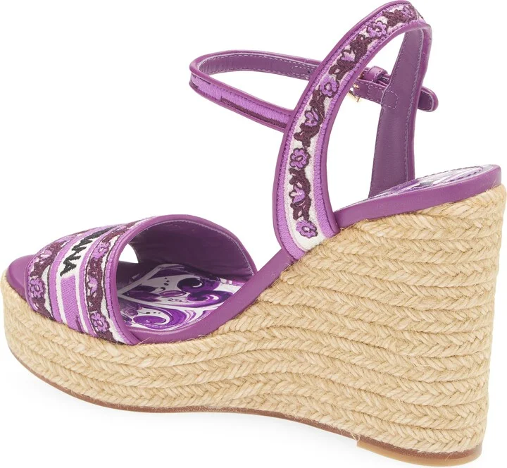 Majolica Espadrille Wedge Sandal - Image 2