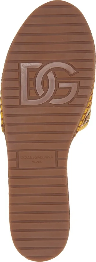 Majolica Print Espadrille Slide Sandal - Image 6