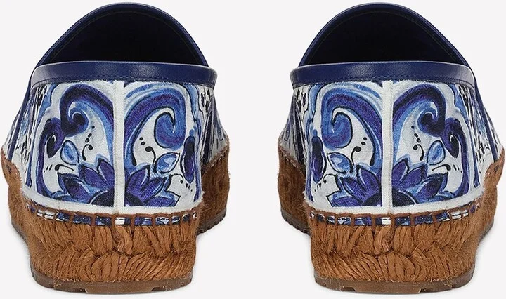 Majolica Print Espadrilles - Image 2