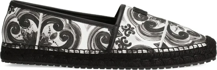 Majolica-print espadrilles