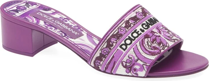 Majolica Slide Sandal