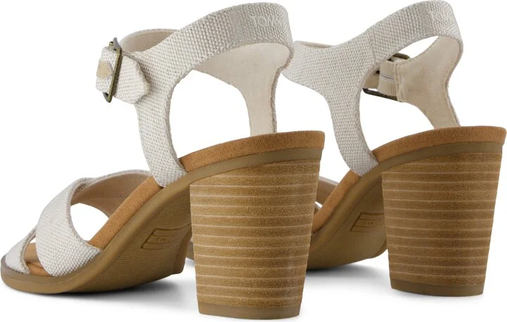 Majorca Ankle Strap Heeled Sandal Natural Yarn Dye - Image 4