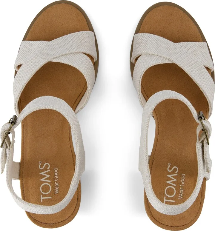 Majorca Ankle Strap Heeled Sandal Natural Yarn Dye - Image 5