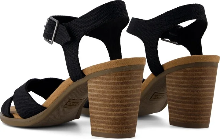 Majorca Ankle Strap Heeled Sandal Woven Melange - Image 5