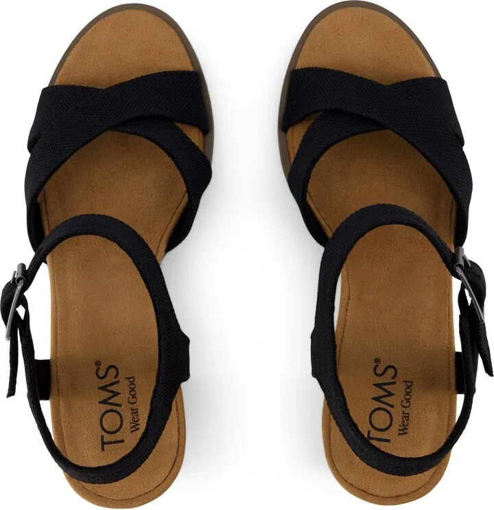 Majorca Ankle Strap Heeled Sandal Woven Melange - Image 6