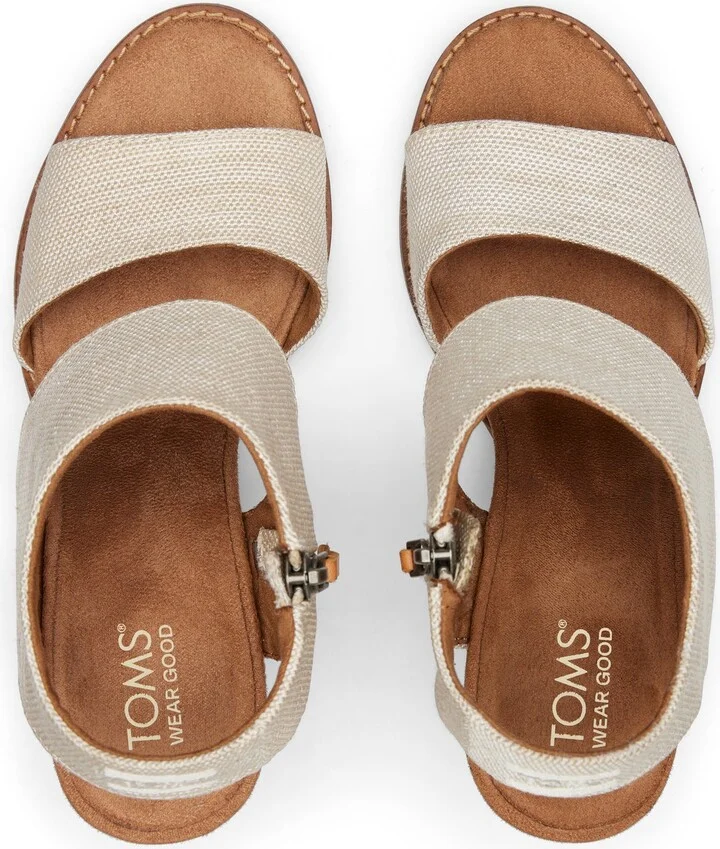 Majorca Cutout Natural Heeled Sandal - Image 4