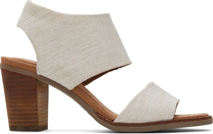 Majorca Cutout Natural Heeled Sandal
